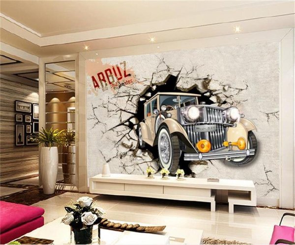 Фреска на стену машины