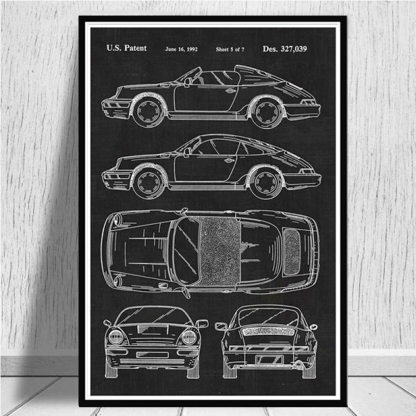 Плакаты в гараж на стену