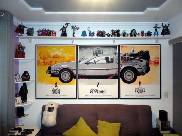 Постер триптих назад в будущее