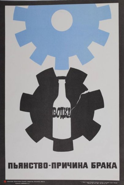 Плакат по борьбе с алкоголизмом