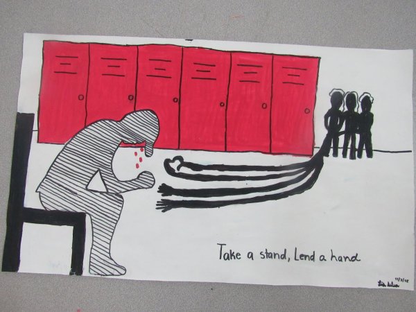 Плакат против буллинга