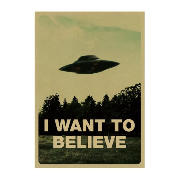 Секретные материалы Постер i want to believe