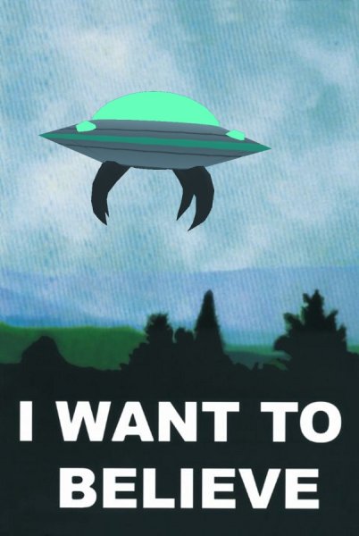 Секретные материалы Постер i want to believe