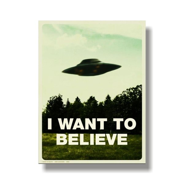 Секретные материалы Постер i want to believe
