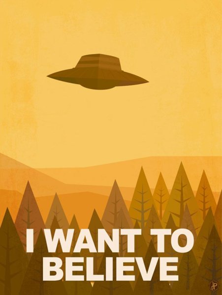 Постер i want to believe