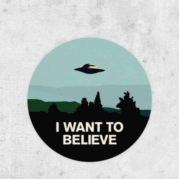 I want to believe значок