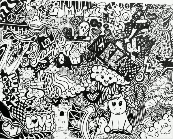 Черно белая обложка