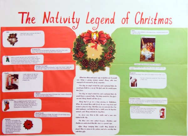 Новогодний плакат на английском