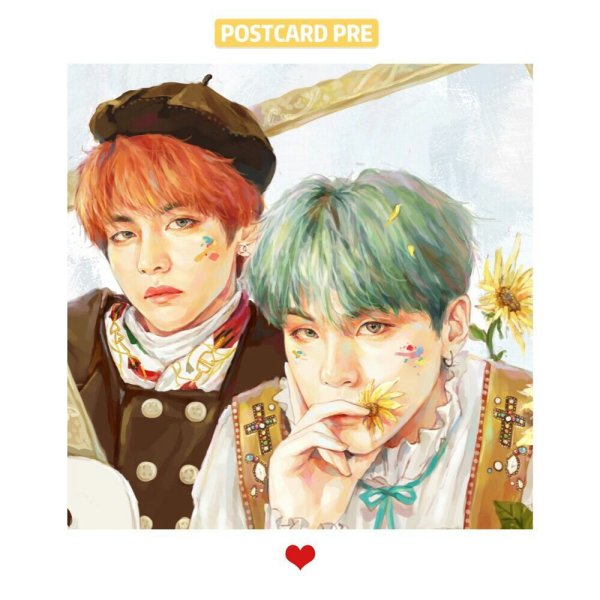 Юнги и Тэхен арты