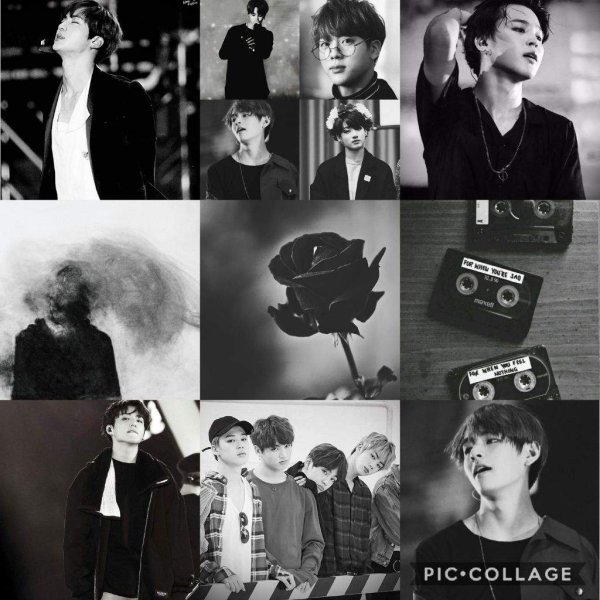 Черно белая Эстетика БТС