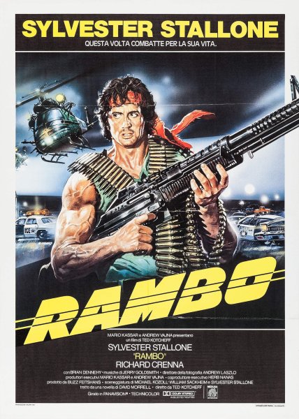 Рэмбо первая кровь фильм 1982 Постер