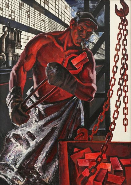 Рабочий и колхозница плакат