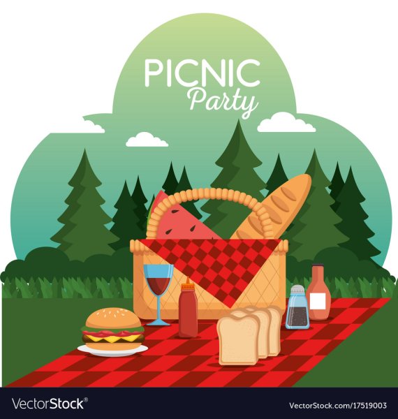 Плакат день пикника