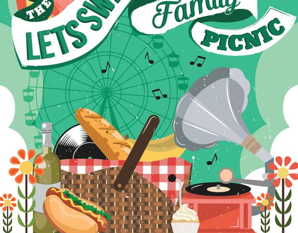 Плакат все на пикник