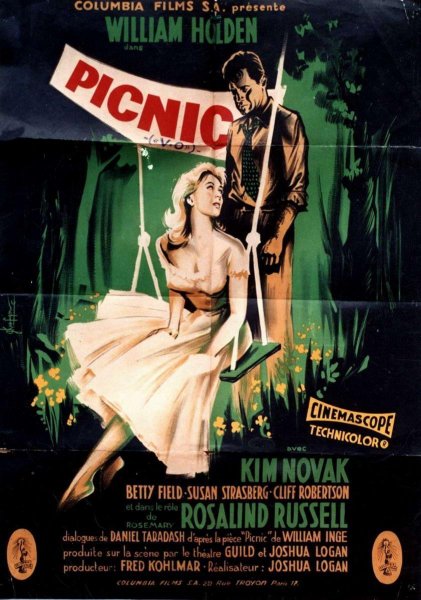 Пикник - Picnic (1955) Постер