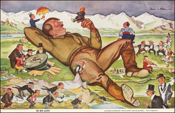 Карикатурные карты первой мировой войны