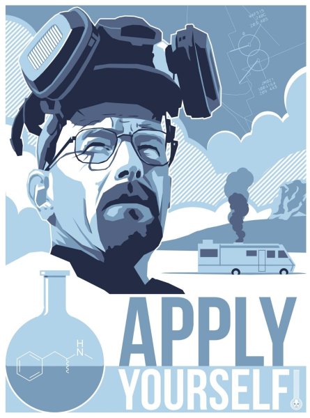 Breaking Bad Art poster