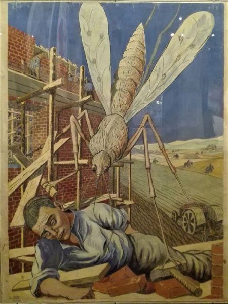 Малярия плакат