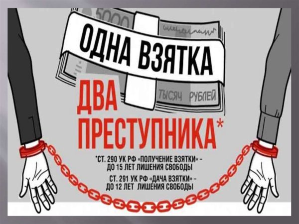 Антикоррупционный плакат