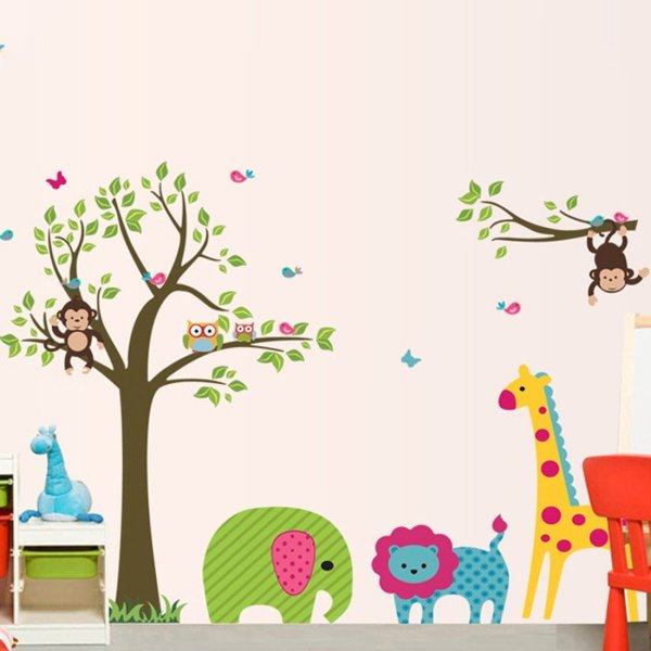 Наклейки на стену в детский сад