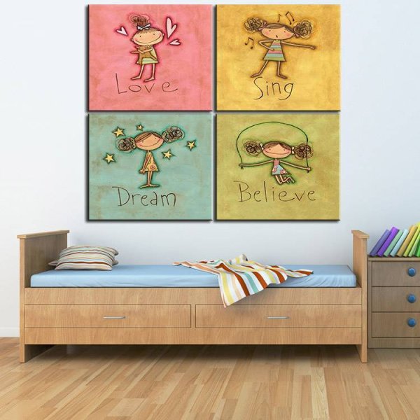 Картина в интерьере детской