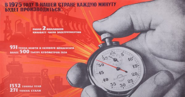 Цени рабочую минуту плакат