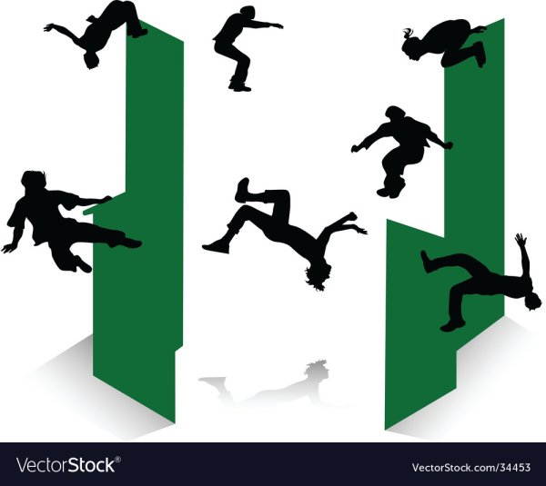 Нарисовать паркур