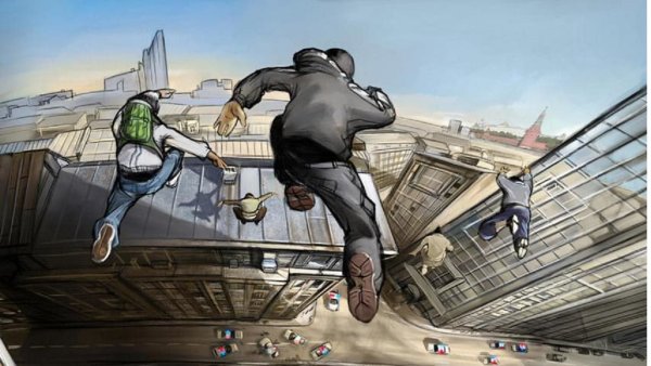 Паркур тень