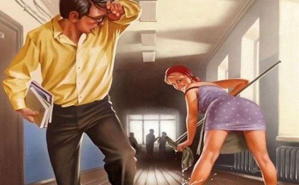 Уважайте труд уборщиц туалета карикатура