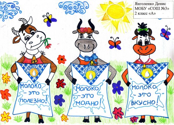 Советские плакаты о молоке