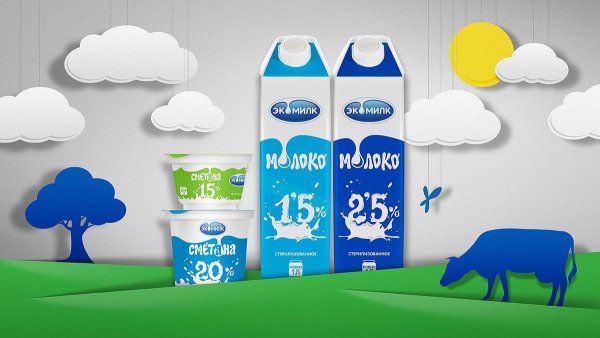 Реклама молочной продукции для детей