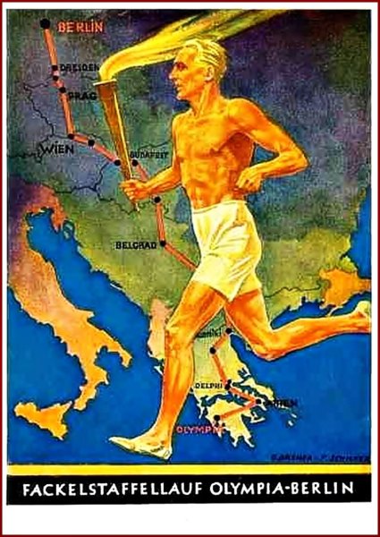 Олимпийские игры 1936 плакаты