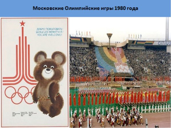 Олимпиада 1980 Олимпийский городок