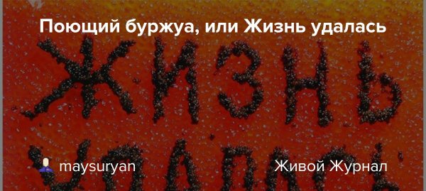 Андрей Логвин плакат жизнь удалась 1997