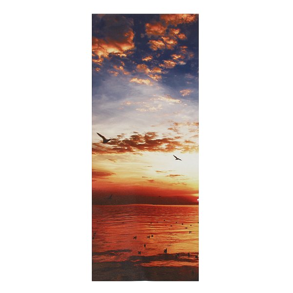 Постер "закат над пристанью"