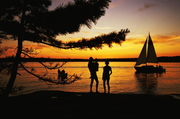 Постер. На закате