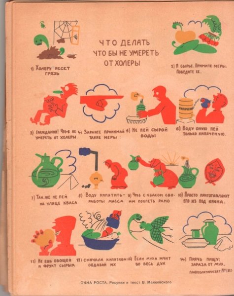 Холера плакат 1921