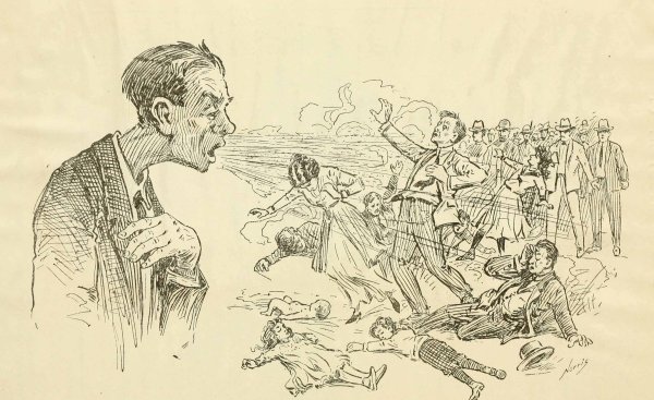 Испанский грипп карикатура