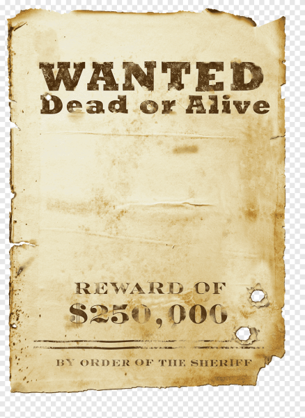 Wanted Dead or Alive плакат
