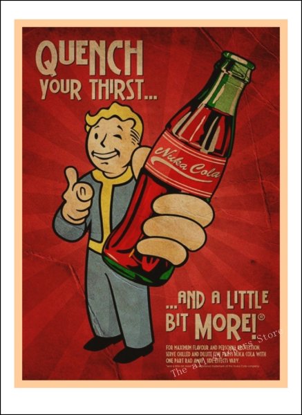 Fallout плакаты из игры