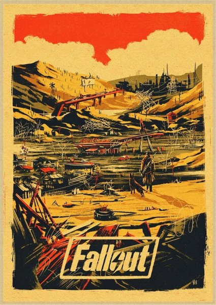 Fallout 4 Постер Квантум кола