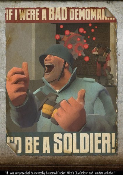 Плакаты из Team Fortress 2