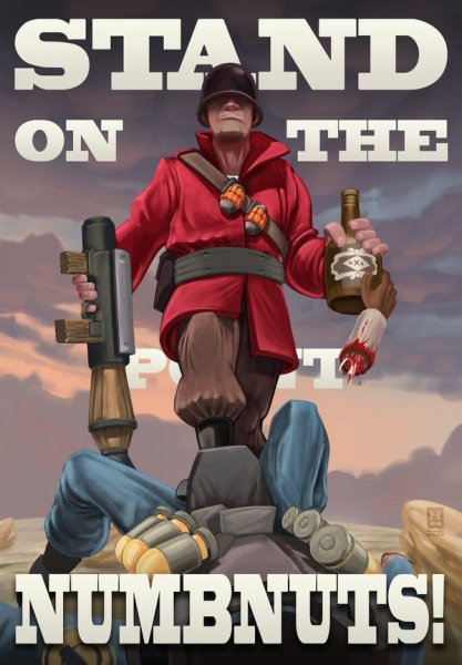 Team Fortress 2 Soldier плакаты