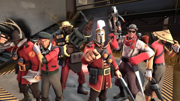 Team Fortress 2 вся команда