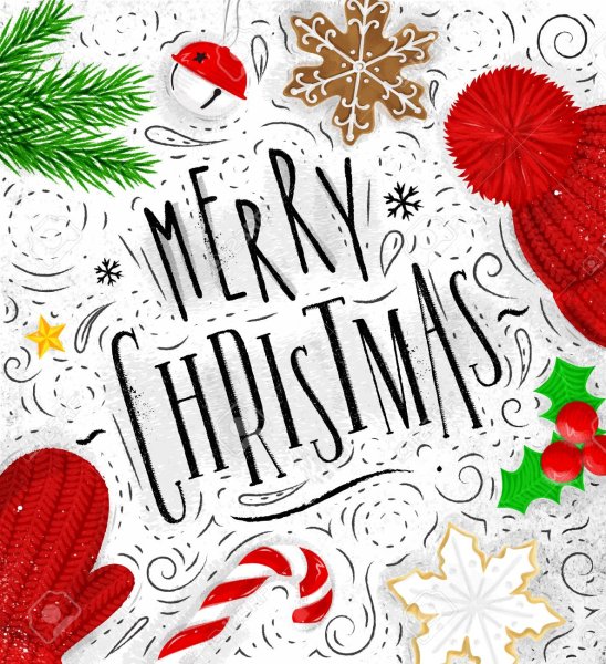 Плакат Merry Christmas