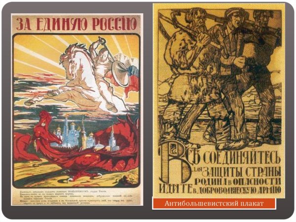 Антибольшевистские плакаты Украины