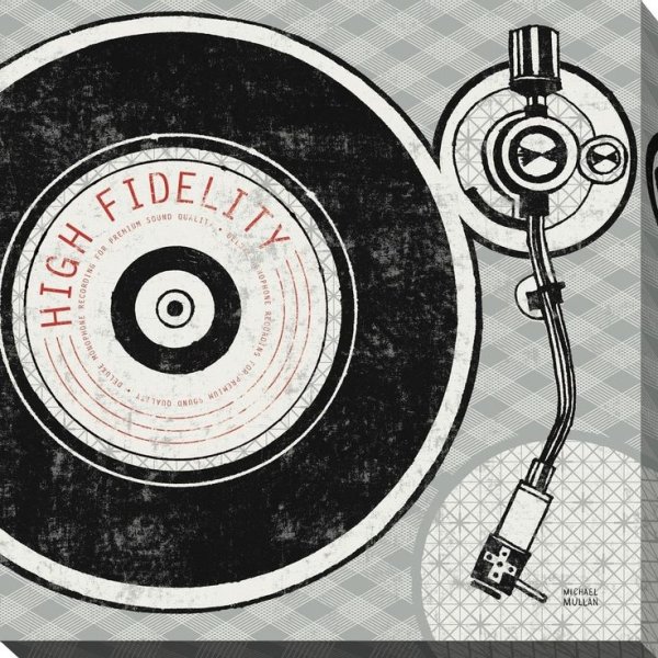 Виниловые пластинки плакат