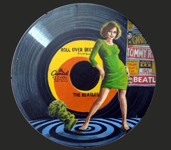 Виниловые пластинки плакат