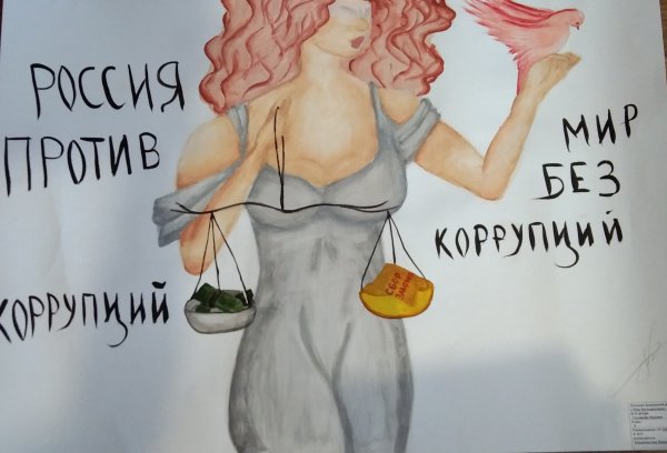 Антикоррупционный плакат