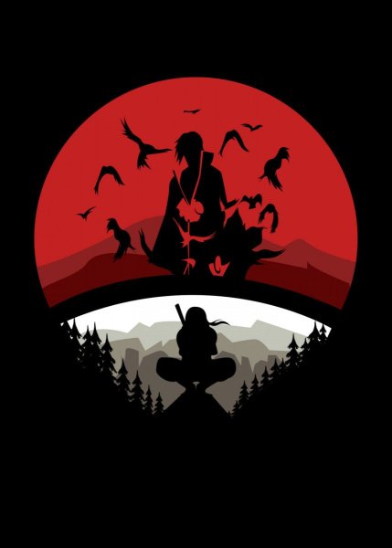 Итачи на закате